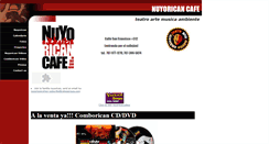Desktop Screenshot of nuyoricancafepr.com